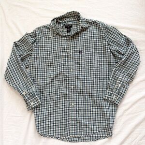 Ralph Lauren Blue Plaid button up